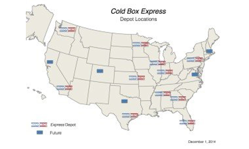 cold box express depot locations